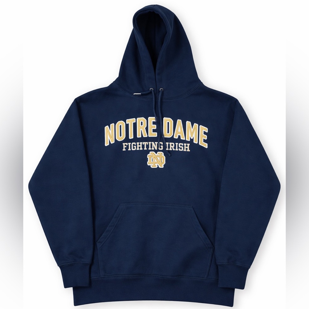 Notre Dame Fighting Irish Hoodie Mens Large Navy Jansport NCAA Pullover